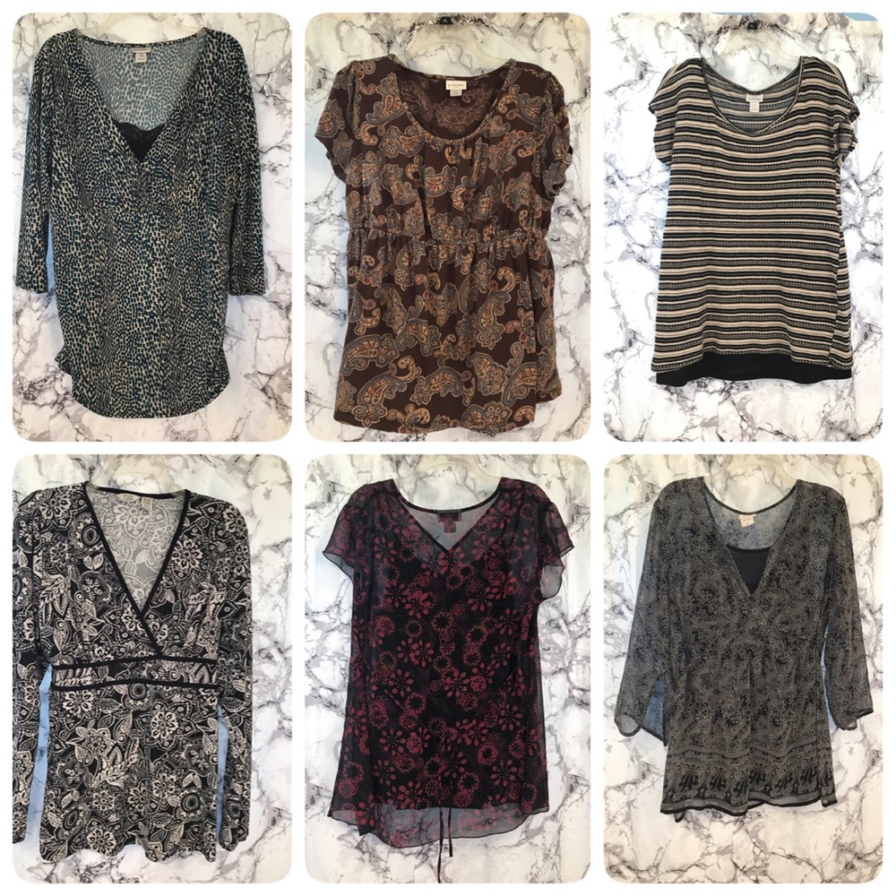 XL Maternity Tops Lot